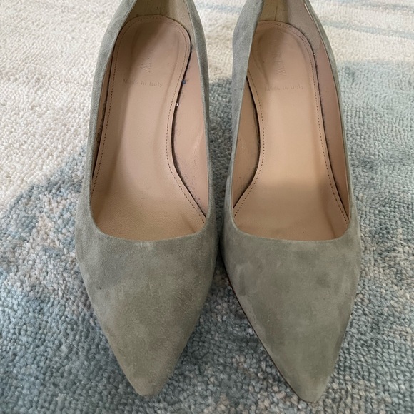 J. Crew Gray Suede Kitten Heel - Picture 9 of 9